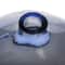 Hello Honey® 8" Blue Modern Round Tinted Glass Vase